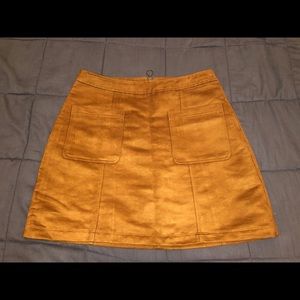 Suede Skirt
